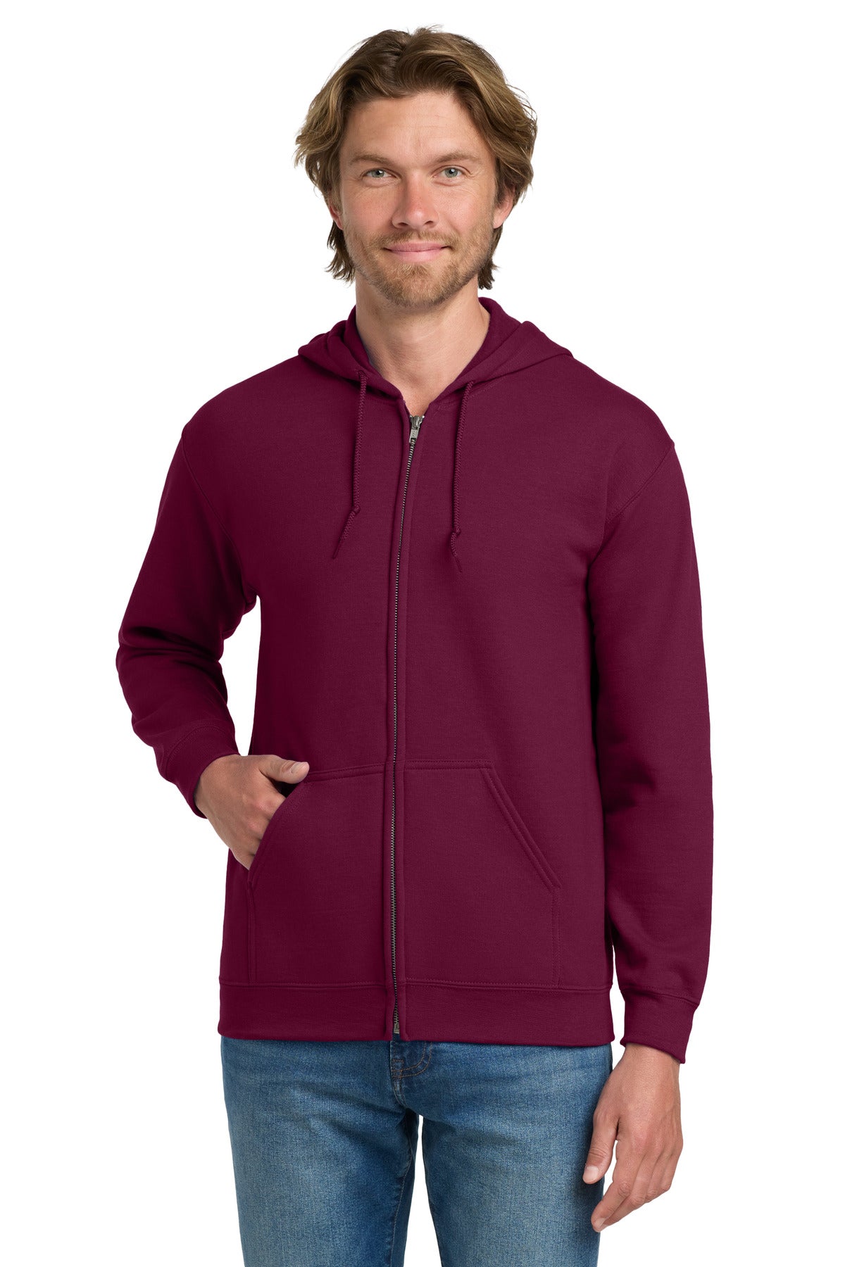 Gildan - Heavy Blend Full-Zip Hooded Sweatshirt. 18600