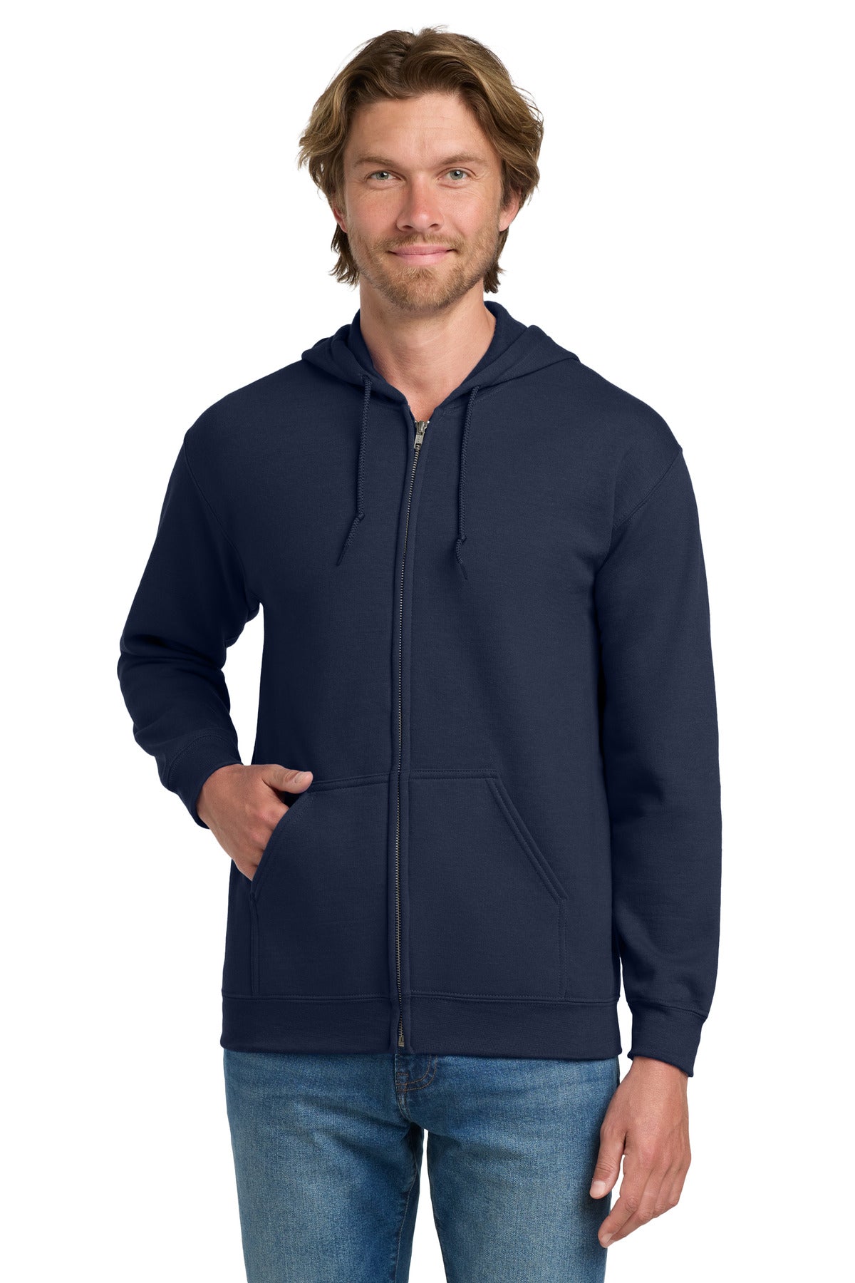 Gildan - Heavy Blend Full-Zip Hooded Sweatshirt. 18600