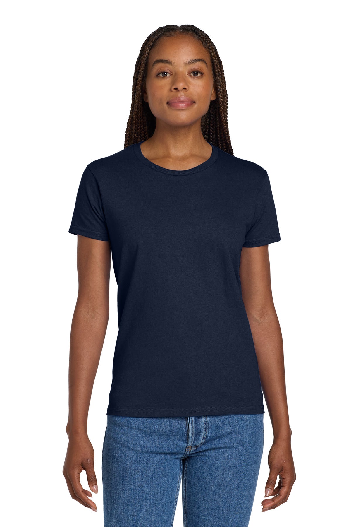 Gildan Women's Ultra Cotton 100% US Cotton T-Shirt. 2000L