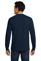 Gildan - Ultra Cotton 100% US Cotton Long Sleeve T-Shirt with Pocket.  2410
