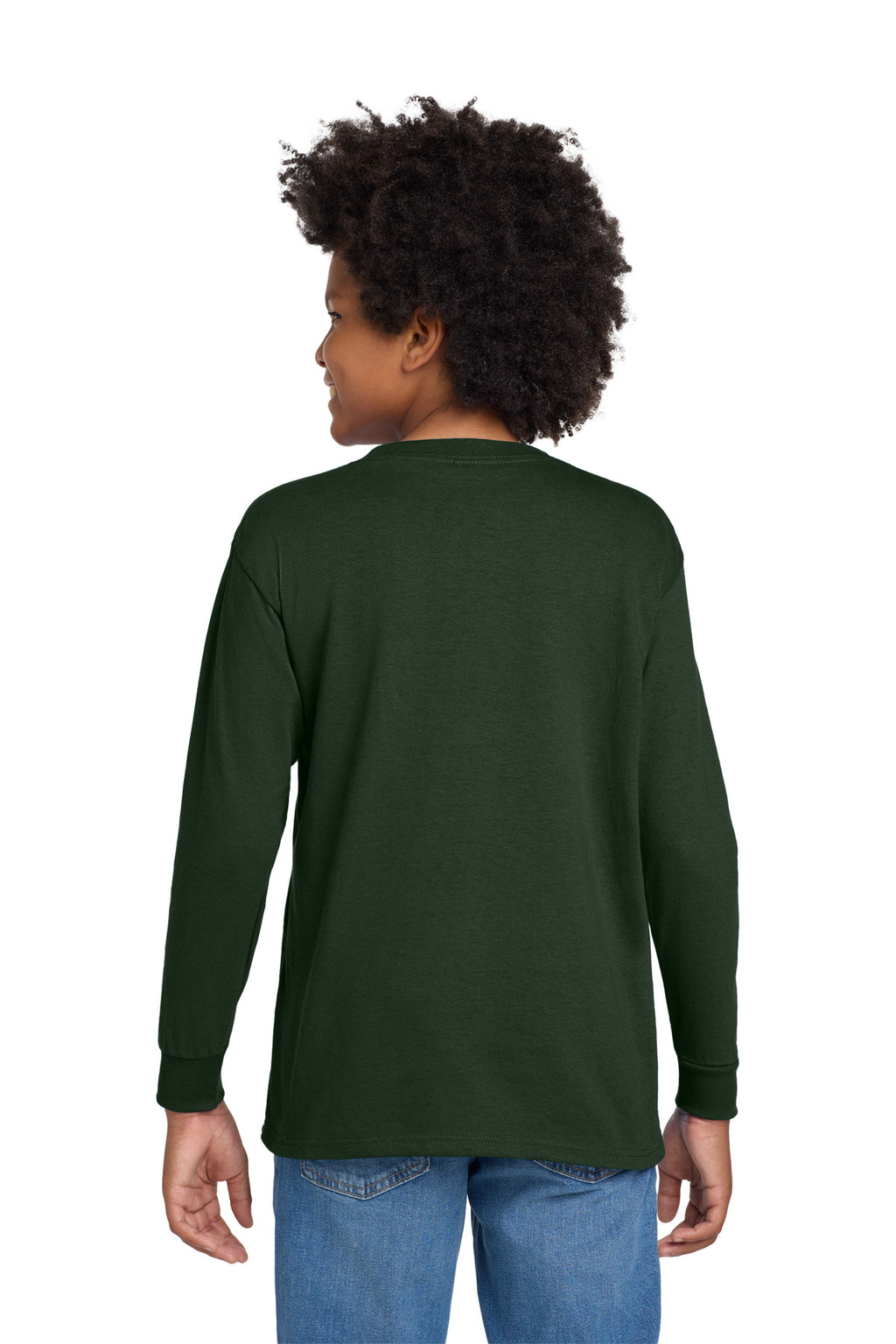 Gildan Youth Heavy Cotton 100% Cotton Long Sleeve T-Shirt. 5400B