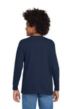 Gildan Youth Heavy Cotton 100% Cotton Long Sleeve T-Shirt. 5400B