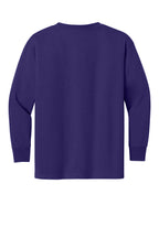 Gildan Youth Heavy Cotton 100% Cotton Long Sleeve T-Shirt. 5400B