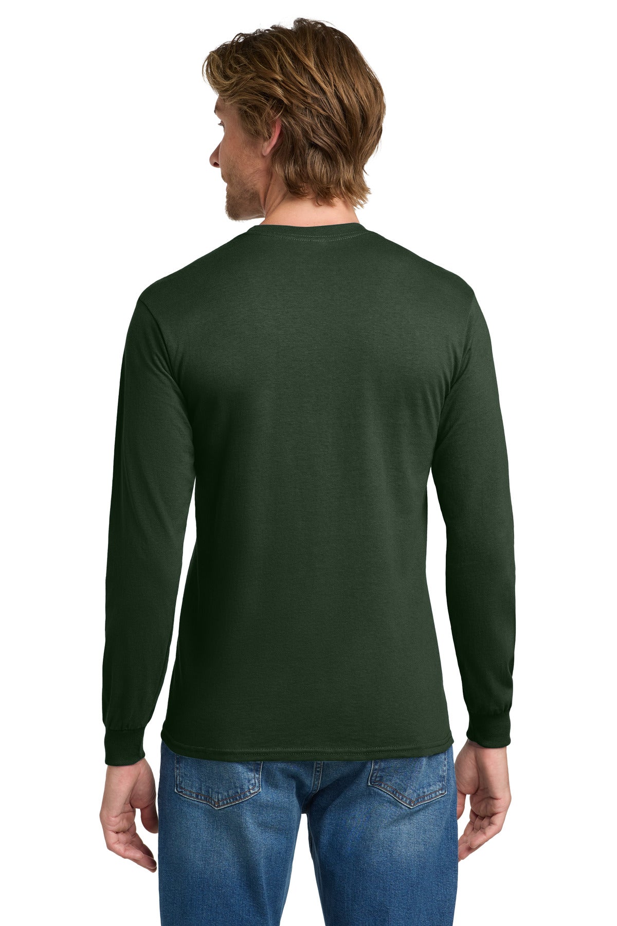 Gildan - Heavy Cotton 100% Cotton Long Sleeve T-Shirt.  5400