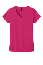 Gildan Women's Heavy Cotton 100% Cotton V-Neck T-Shirt. 5V00L