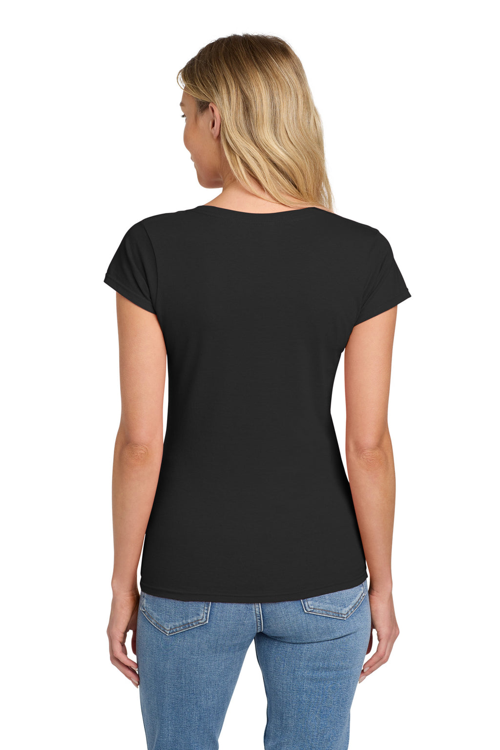 Gildan Softstyle Women's Fit V-Neck T-Shirt. 64V00L