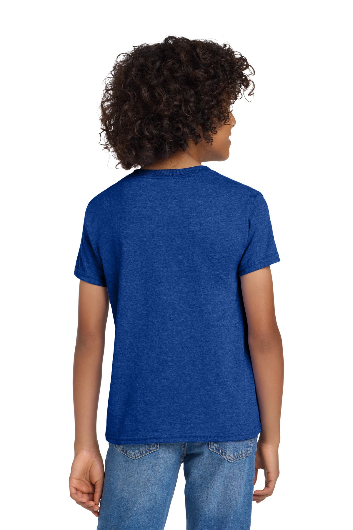 Gildan Youth DryBlend 50 Cotton/50 Poly T-Shirt.  8000B