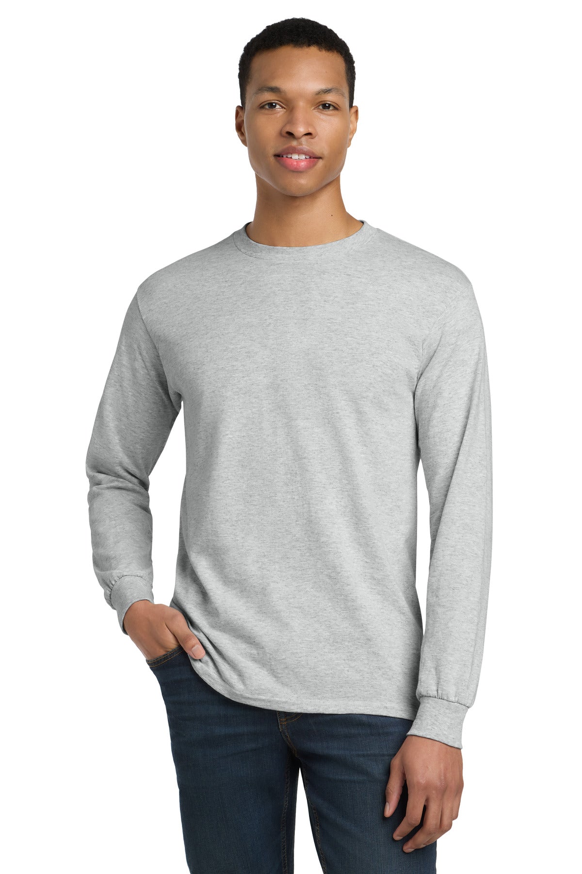 Gildan - DryBlend 50 Cotton/50 Poly Long Sleeve T-Shirt. 8400