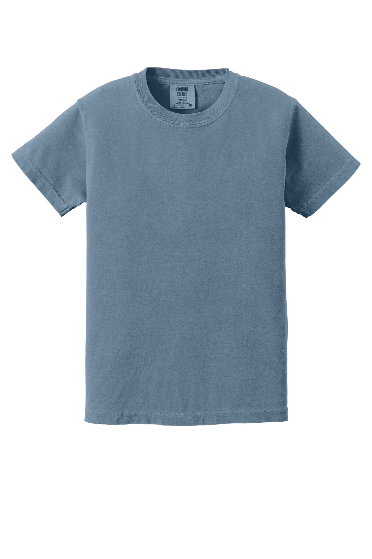 COMFORT COLORS  Youth Heavyweight Ring Spun Tee. 9018