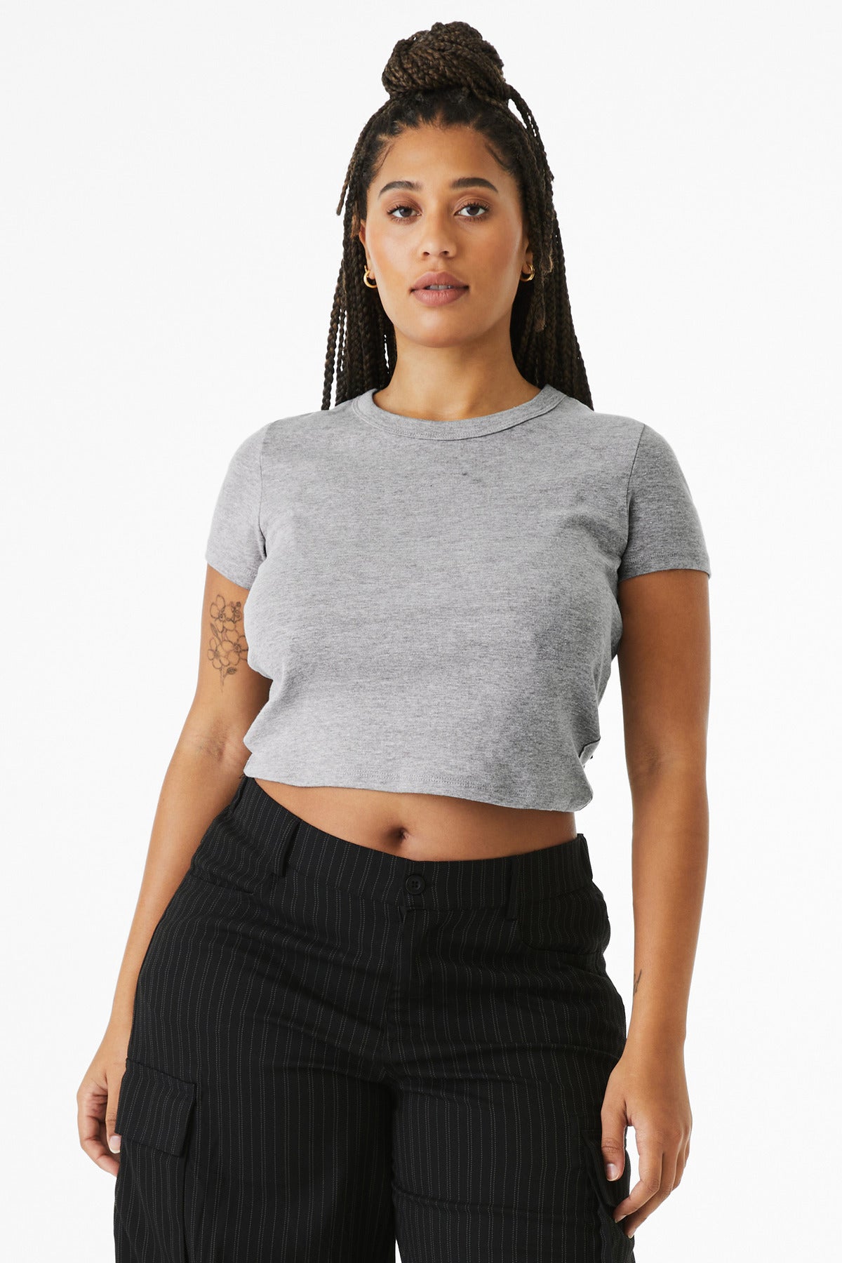 BELLA+CANVAS Women's Micro Rib Baby Tee BC1010