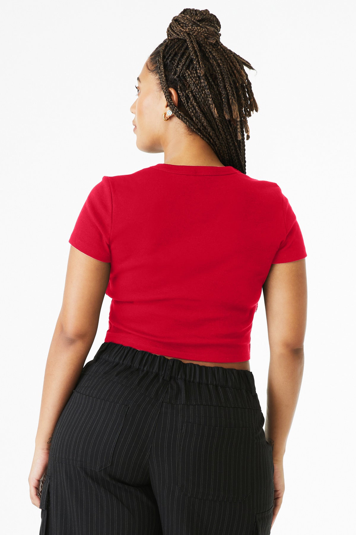 BELLA+CANVAS Women's Micro Rib Baby Tee BC1010