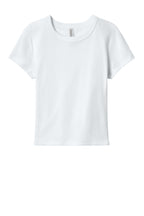 BELLA+CANVAS Women's Micro Rib Baby Tee BC1010