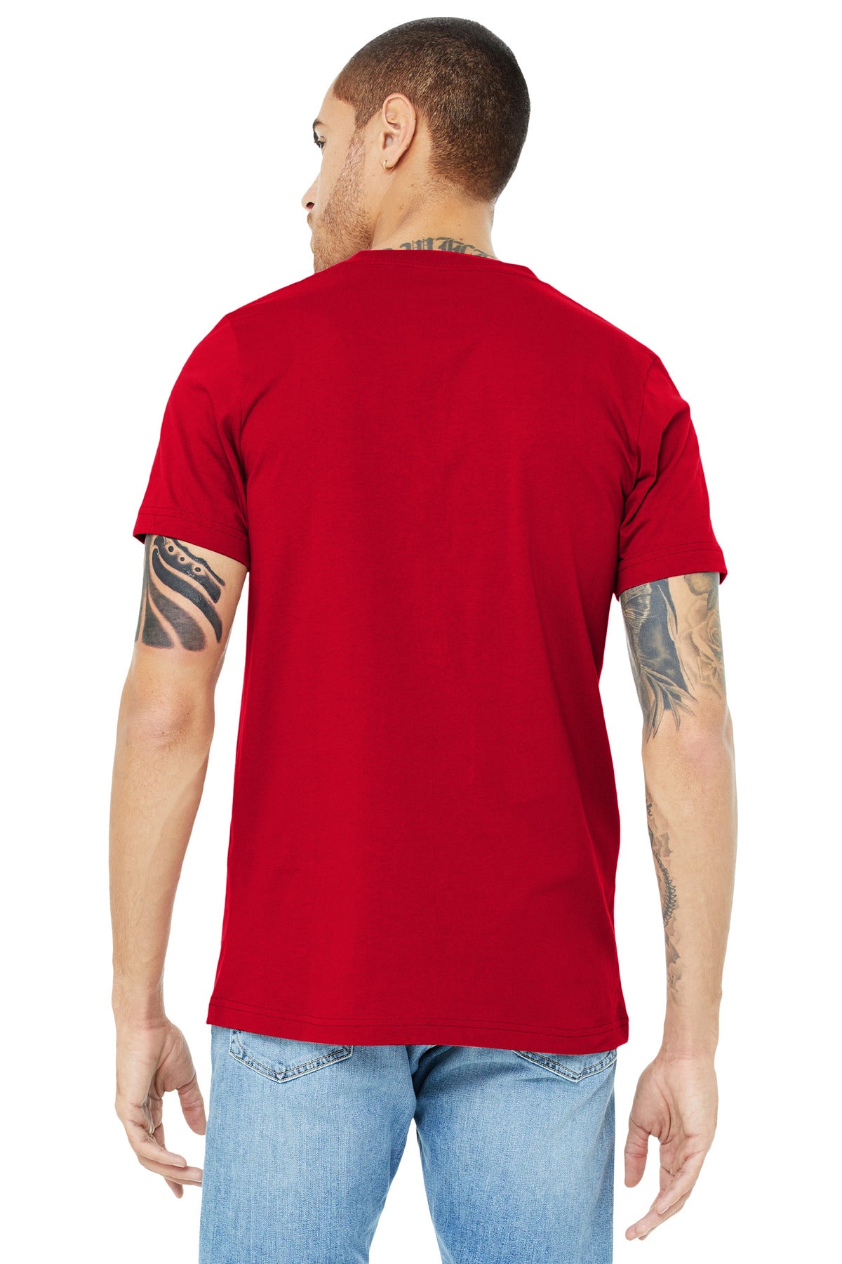 BELLA+CANVAS  Unisex Jersey Short Sleeve V-Neck Tee. BC3005