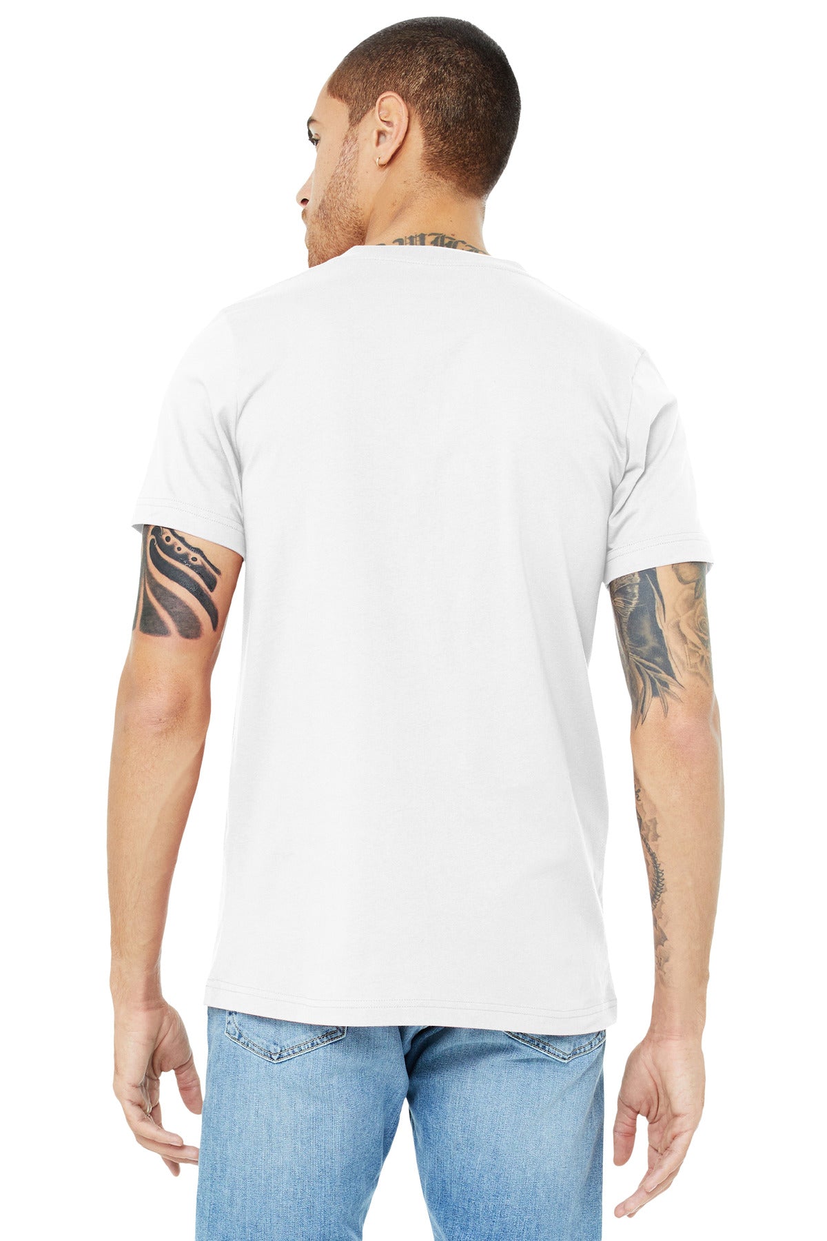 BELLA+CANVAS  Unisex Jersey Short Sleeve V-Neck Tee. BC3005