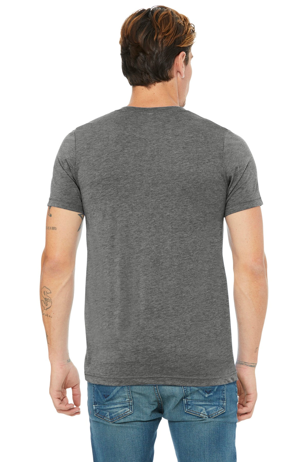 BELLA+CANVAS  Unisex Triblend Short Sleeve V-Neck Te. BC3415