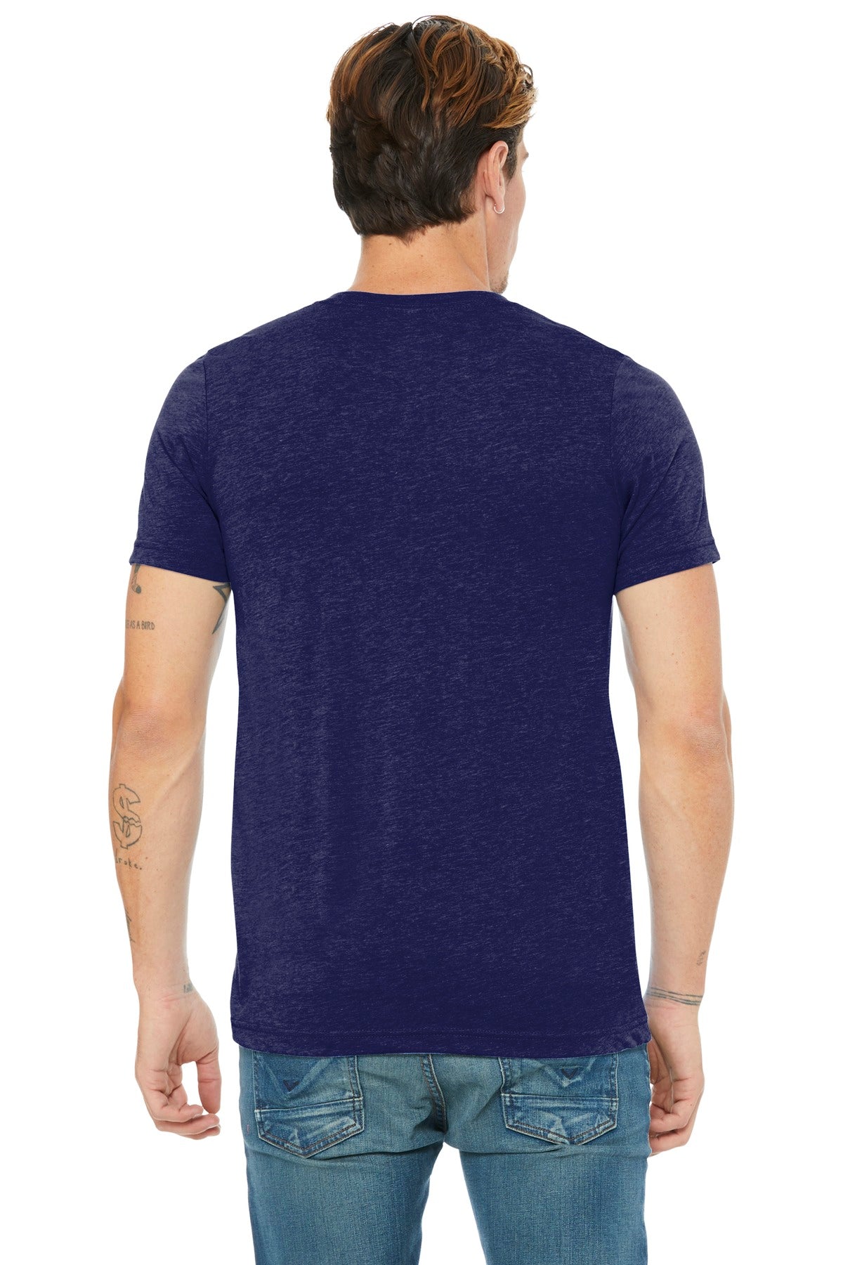 BELLA+CANVAS  Unisex Triblend Short Sleeve V-Neck Te. BC3415