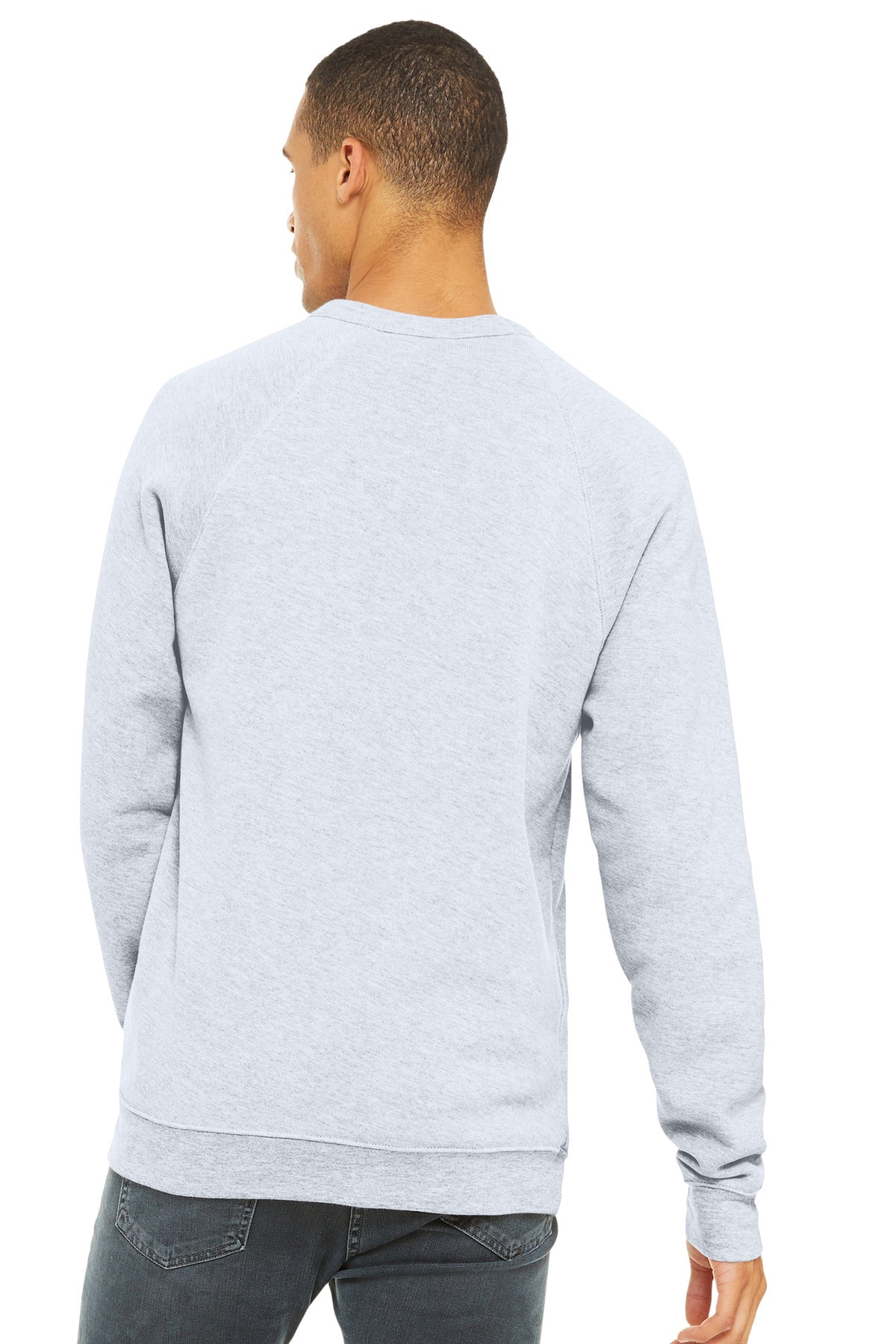 BELLA+CANVAS  Unisex Sponge Fleece Raglan Sweatshirt. BC3901