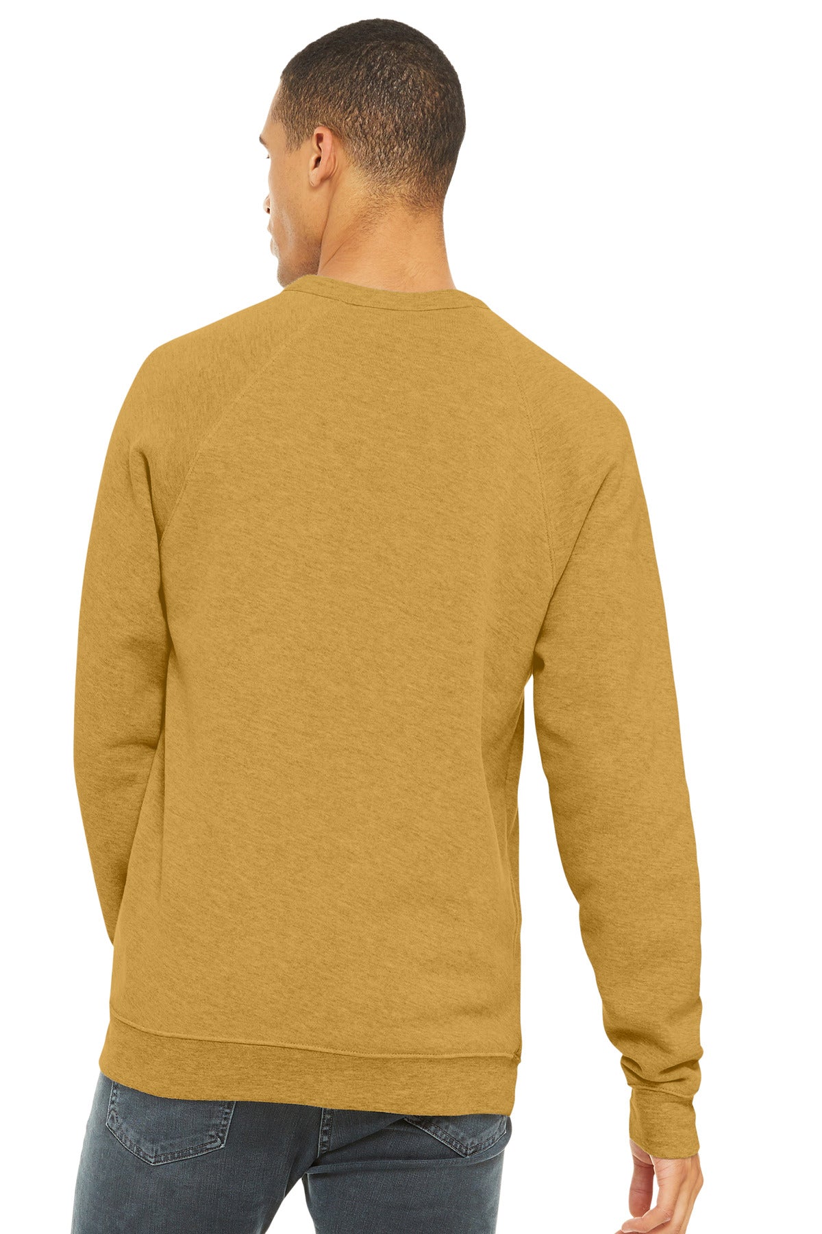 BELLA+CANVAS  Unisex Sponge Fleece Raglan Sweatshirt. BC3901