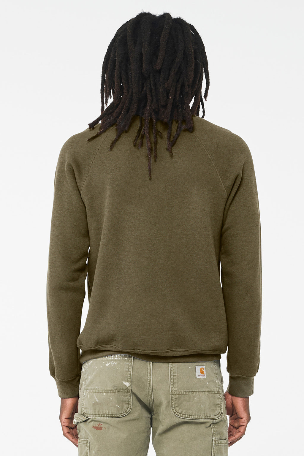 BELLA+CANVAS  Unisex Sponge Fleece Raglan Sweatshirt. BC3901