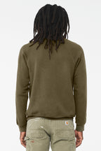 BELLA+CANVAS  Unisex Sponge Fleece Raglan Sweatshirt. BC3901