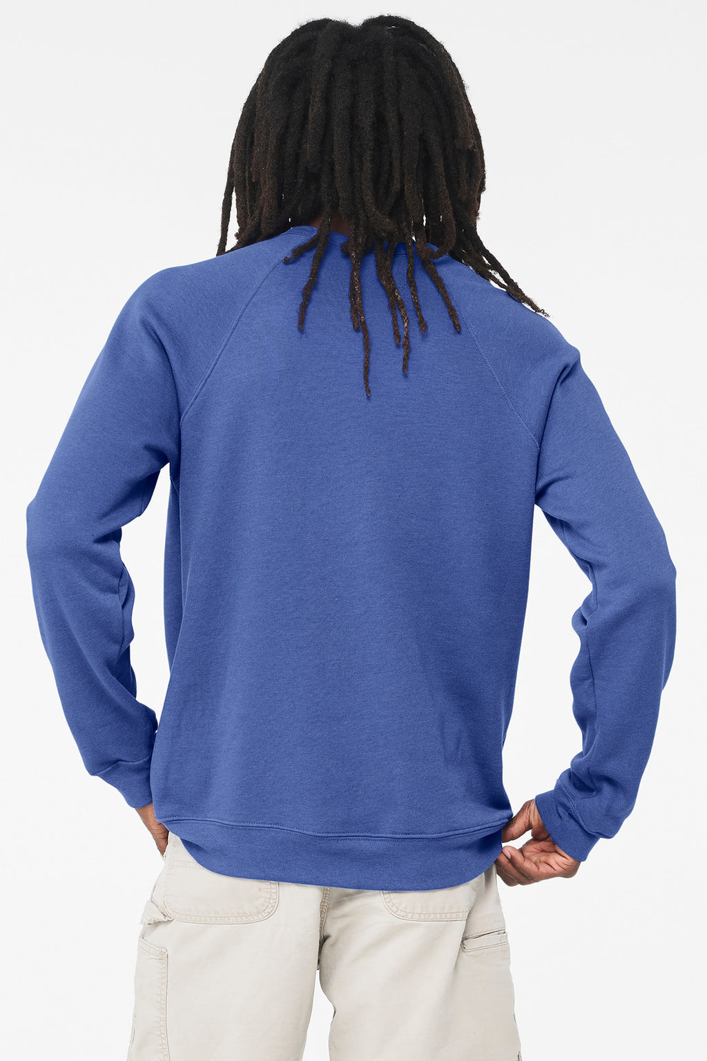 BELLA+CANVAS  Unisex Sponge Fleece Raglan Sweatshirt. BC3901
