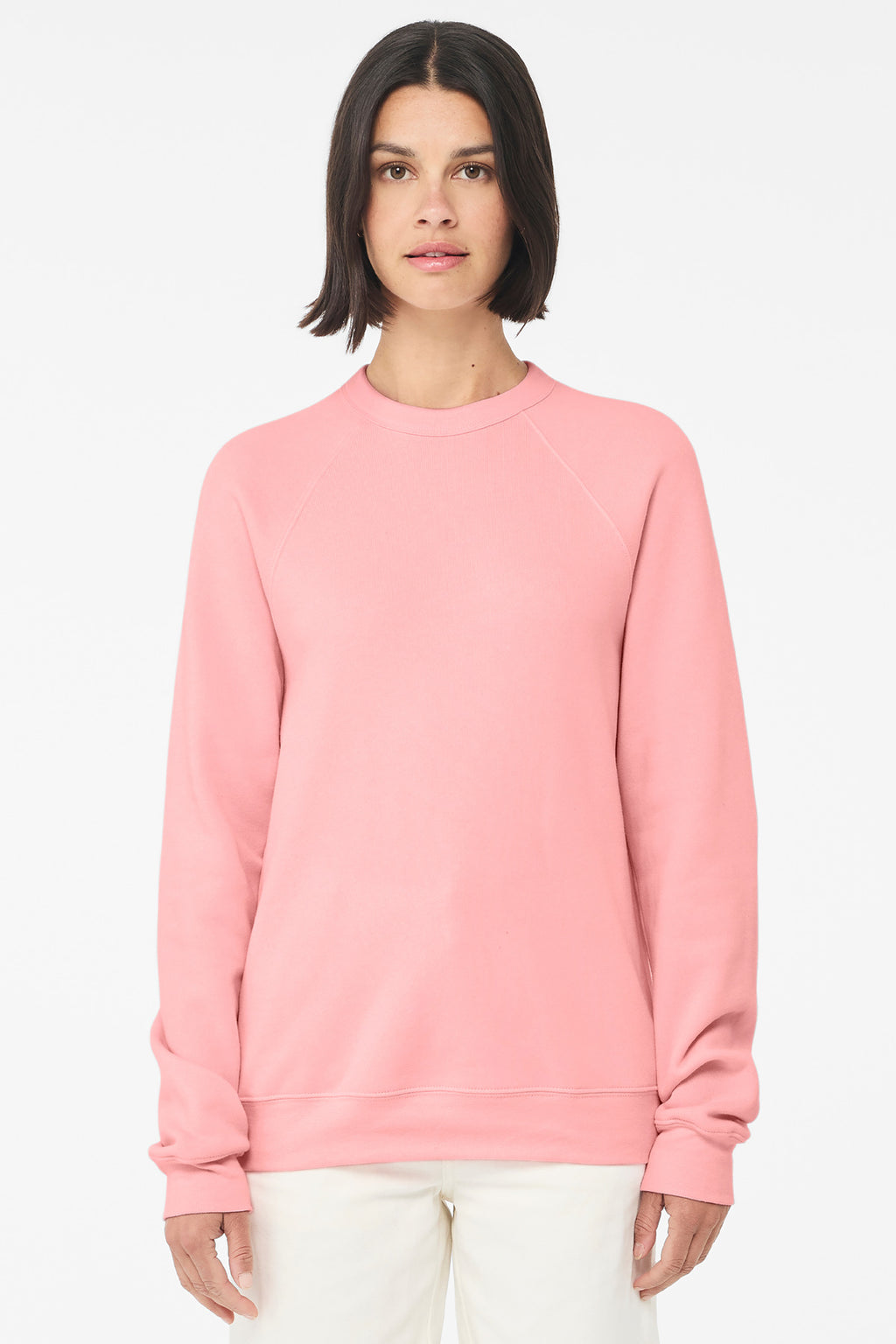 BELLA+CANVAS  Unisex Sponge Fleece Raglan Sweatshirt. BC3901