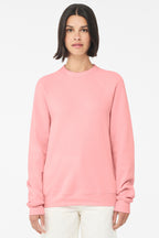 BELLA+CANVAS  Unisex Sponge Fleece Raglan Sweatshirt. BC3901