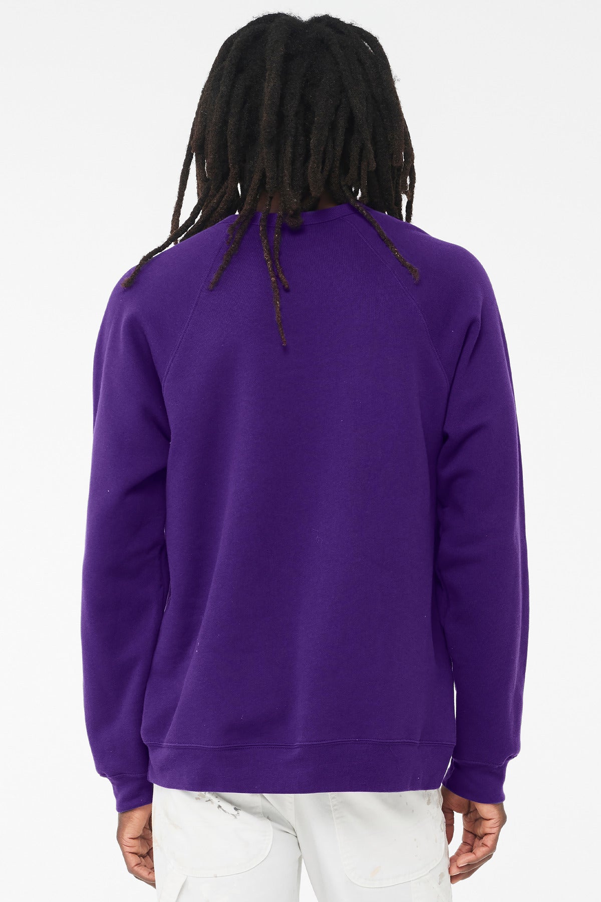 BELLA+CANVAS  Unisex Sponge Fleece Raglan Sweatshirt. BC3901