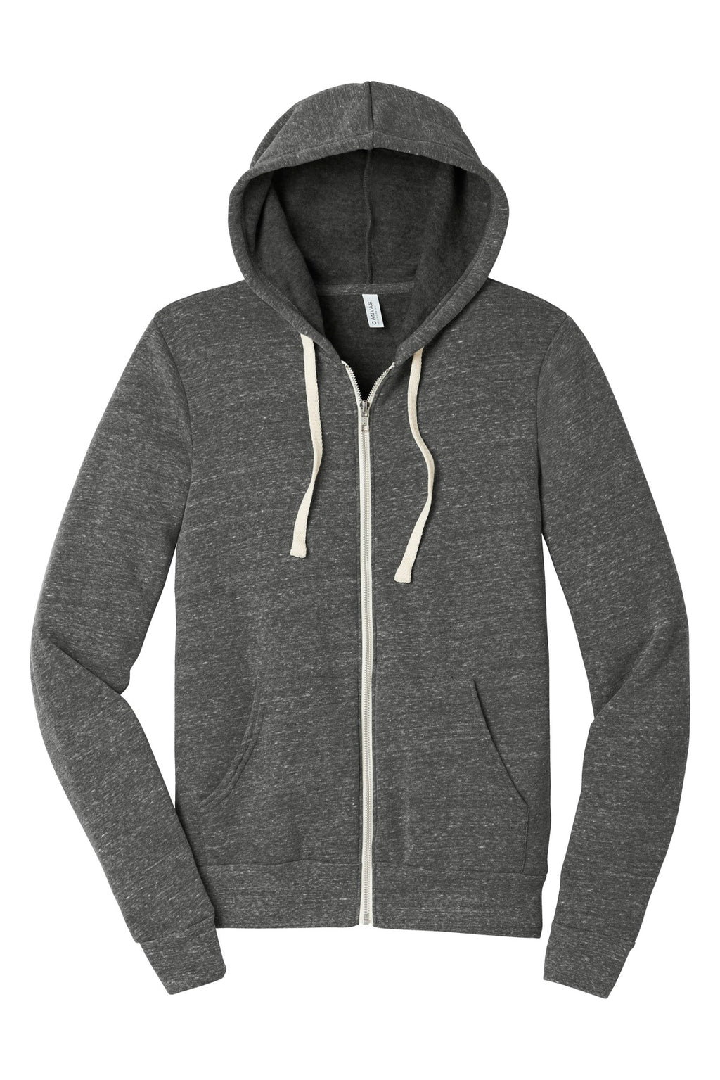 BELLA+CANVAS  Unisex Triblend Sponge Fleece Full-Zip Hoodie. BC3909