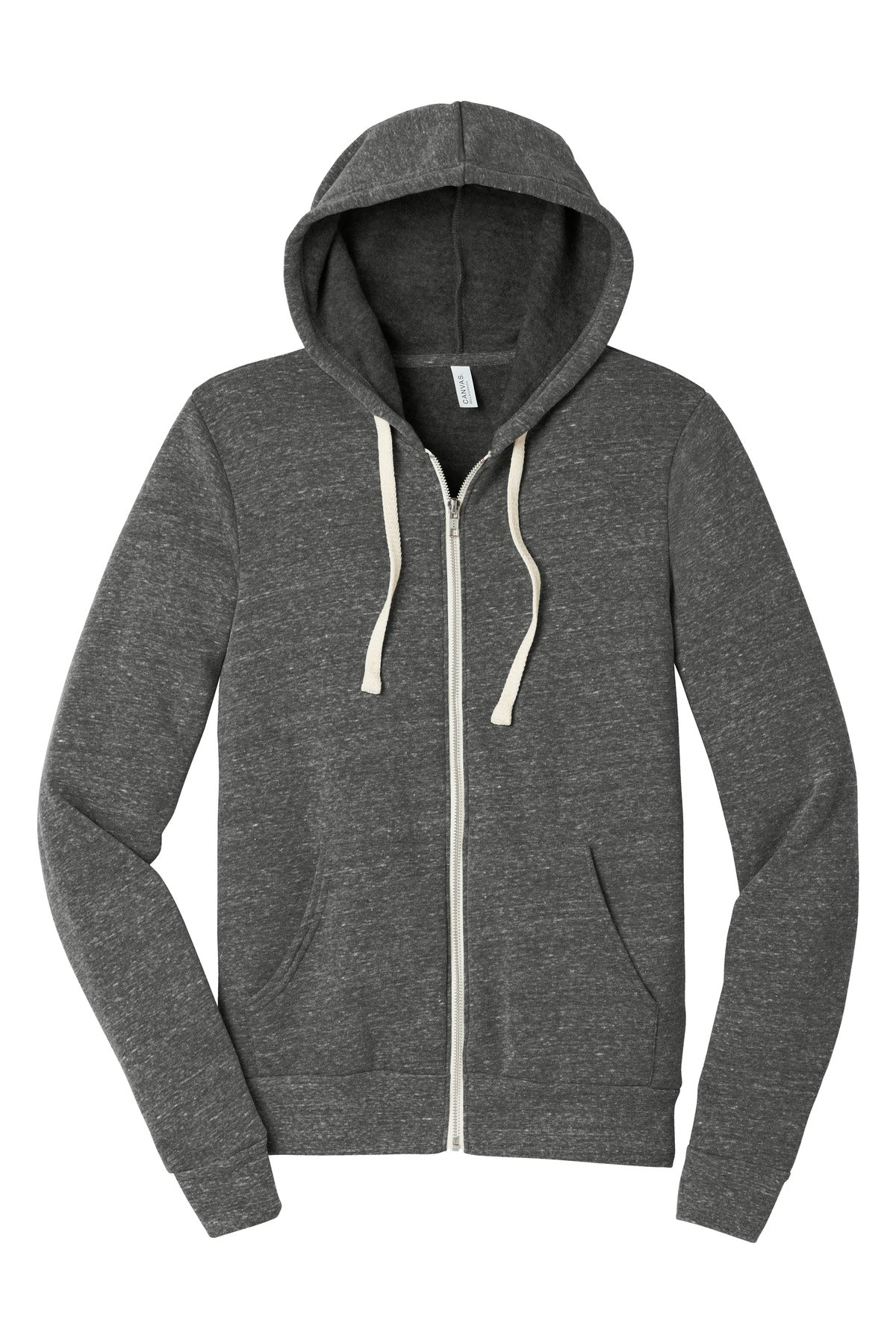 BELLA+CANVAS  Unisex Triblend Sponge Fleece Full-Zip Hoodie. BC3909