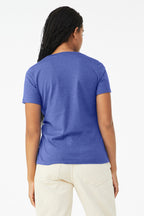 BELLA+CANVAS Women's Relaxed Heather CVC V-Neck Tee BC6405CVC