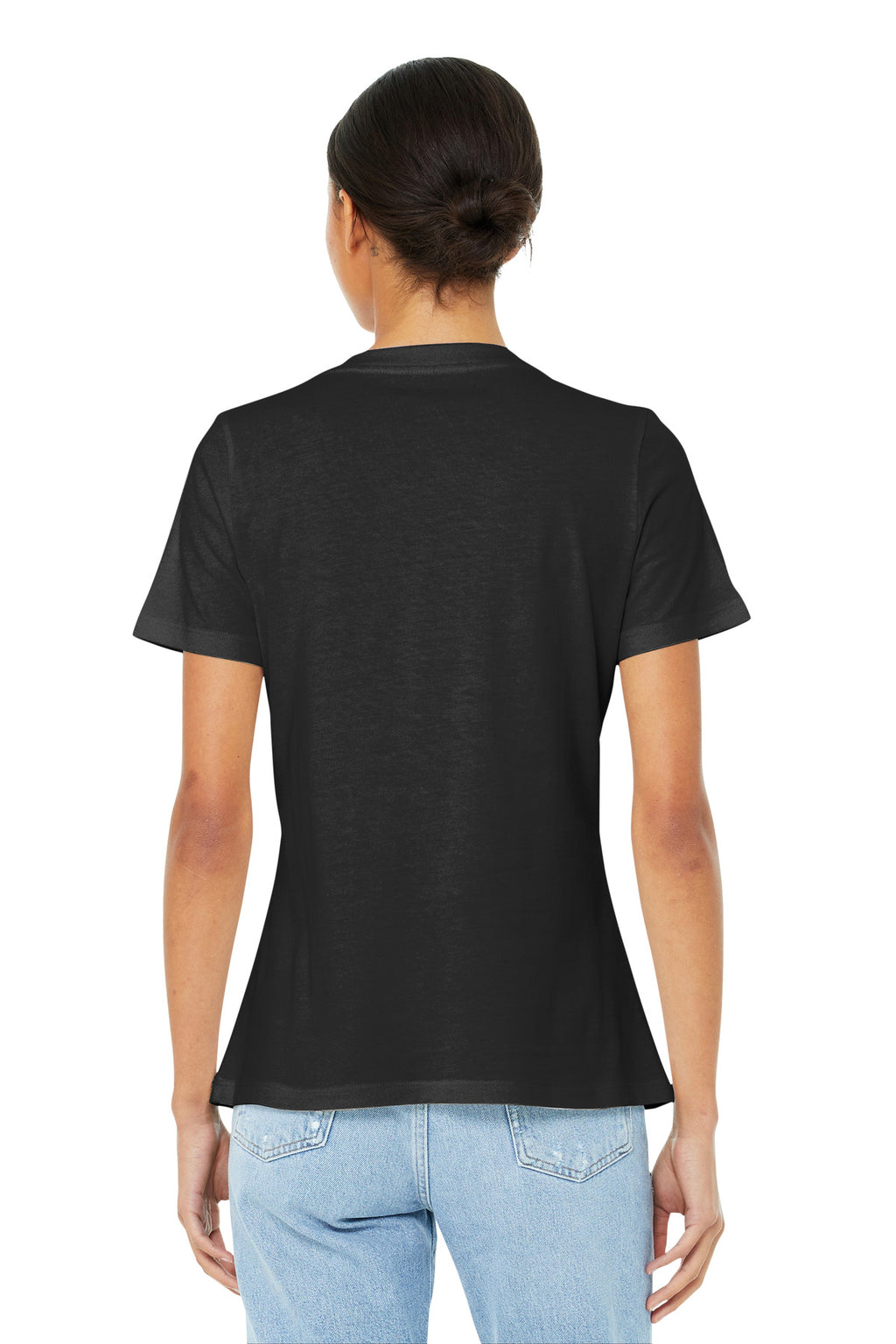 BELLA+CANVAS  Women's Relaxed Jersey Short Sleeve V-Neck Tee. BC6405