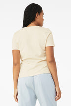 BELLA+CANVAS  Women's Relaxed Jersey Short Sleeve V-Neck Tee. BC6405