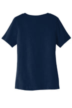 BELLA+CANVAS  Women's Relaxed Jersey Short Sleeve V-Neck Tee. BC6405