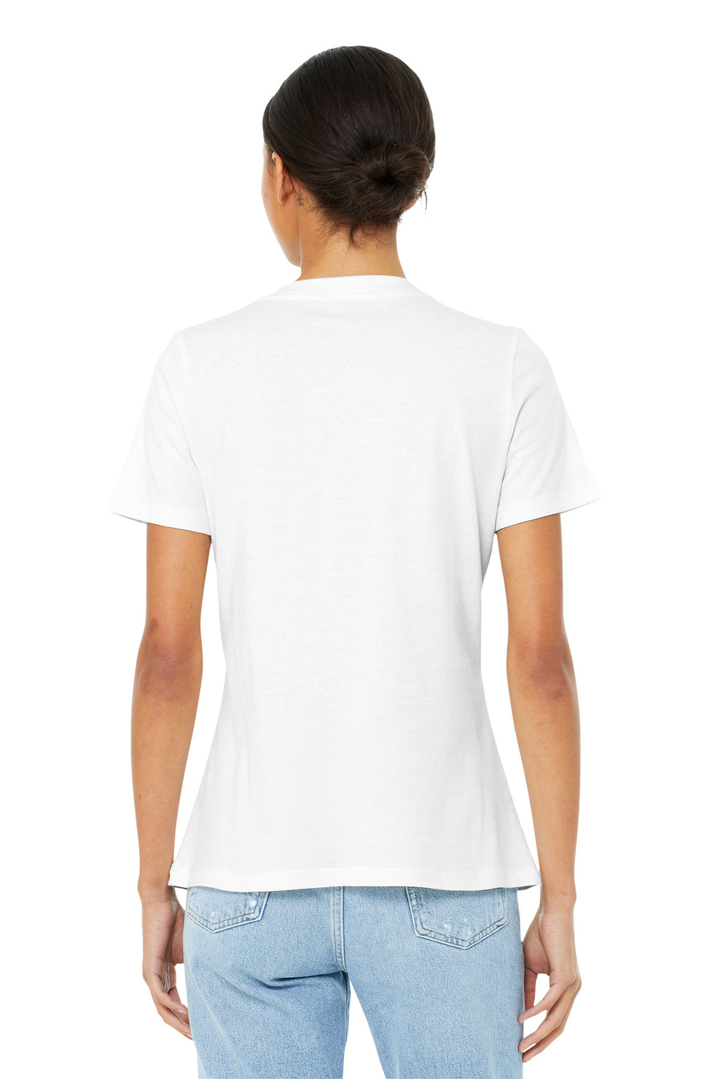 BELLA+CANVAS  Women's Relaxed Jersey Short Sleeve V-Neck Tee. BC6405