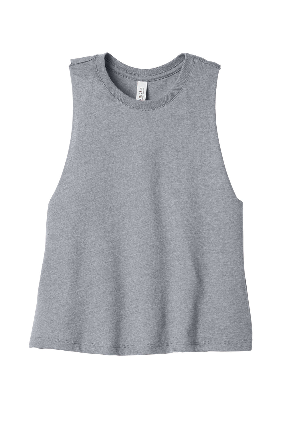 BELLA+CANVAS  Women's Racerback Cropped Tank. BC6682