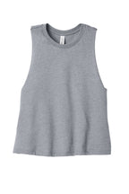 BELLA+CANVAS  Women's Racerback Cropped Tank. BC6682