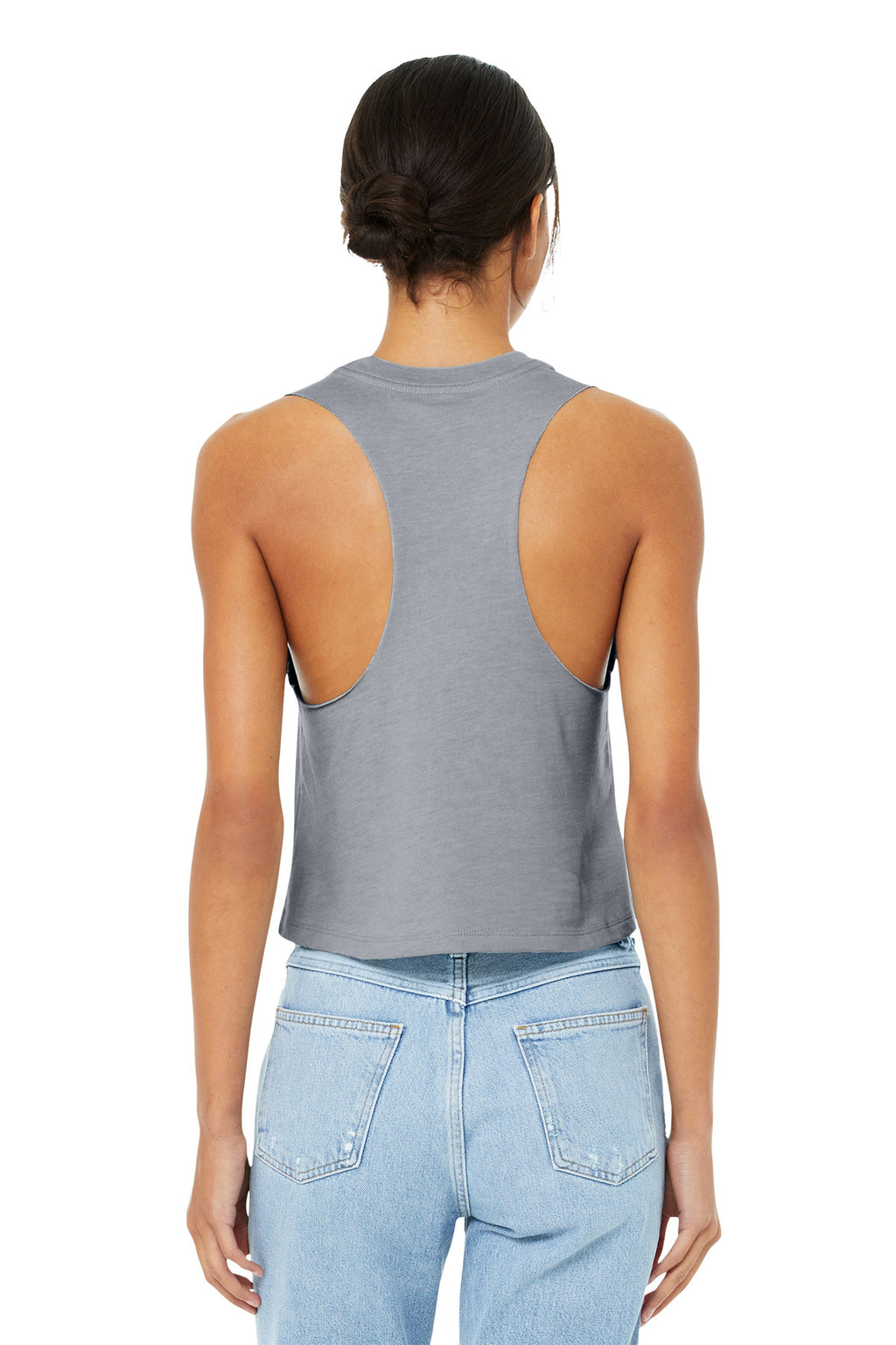 BELLA+CANVAS  Women's Racerback Cropped Tank. BC6682