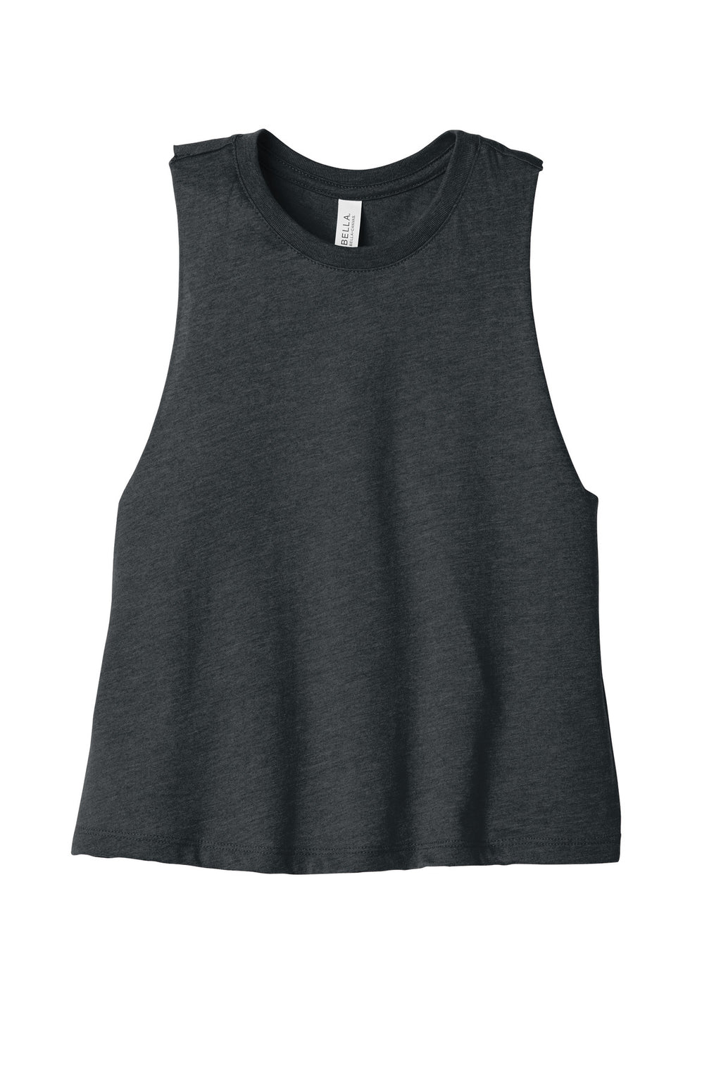 BELLA+CANVAS  Women's Racerback Cropped Tank. BC6682