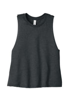 BELLA+CANVAS  Women's Racerback Cropped Tank. BC6682