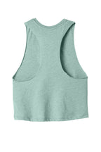 BELLA+CANVAS  Women's Racerback Cropped Tank. BC6682
