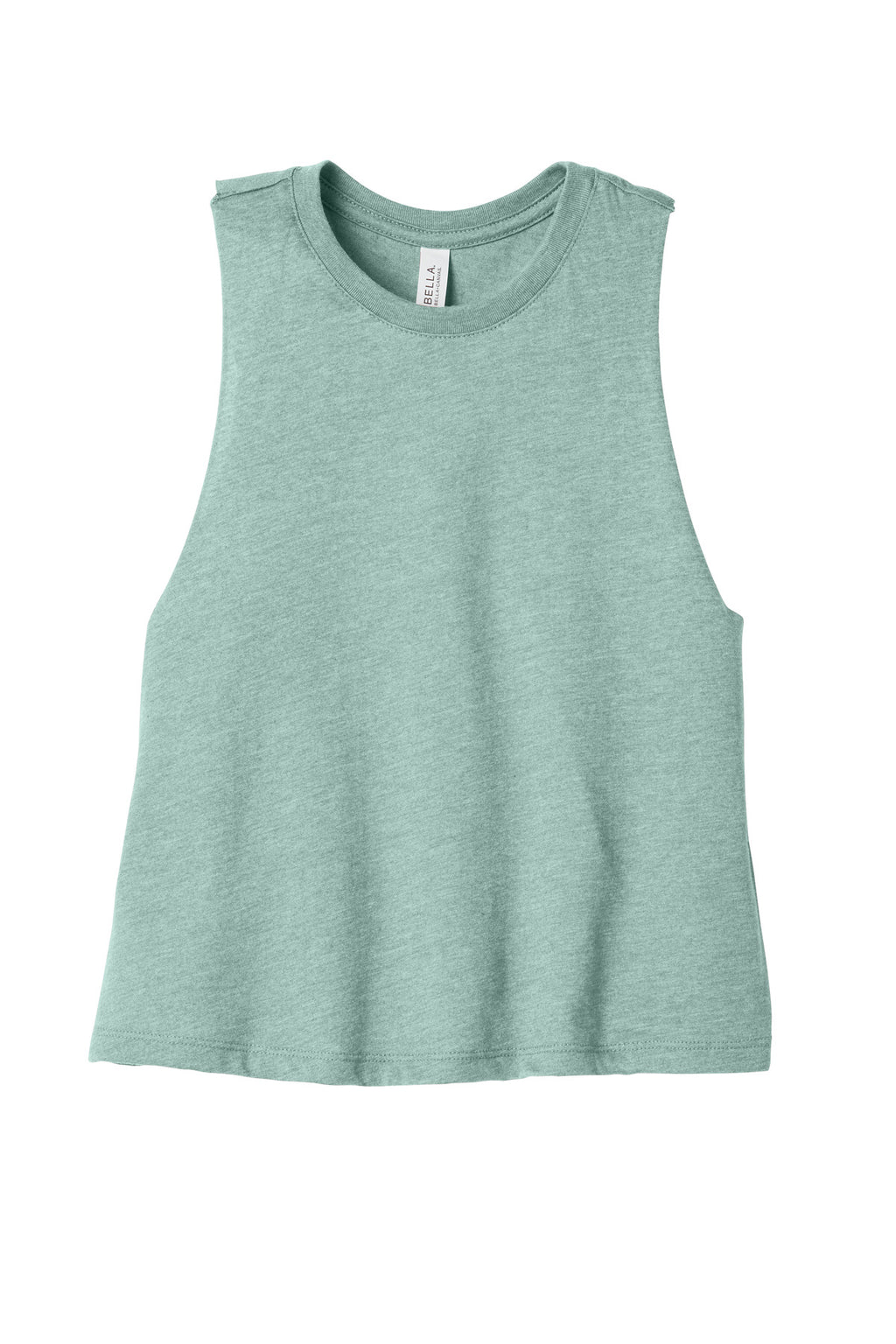 BELLA+CANVAS  Women's Racerback Cropped Tank. BC6682