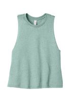BELLA+CANVAS  Women's Racerback Cropped Tank. BC6682