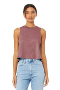 BELLA+CANVAS  Women's Racerback Cropped Tank. BC6682