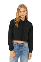 BELLA+CANVAS  Women's Sponge Fleece Cropped Fleece Hoodie. BC7502