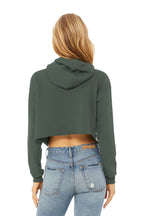 BELLA+CANVAS  Women's Sponge Fleece Cropped Fleece Hoodie. BC7502