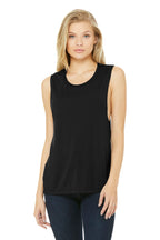 BELLA+CANVAS  Women's Flowy Scoop Muscle Tank. BC8803
