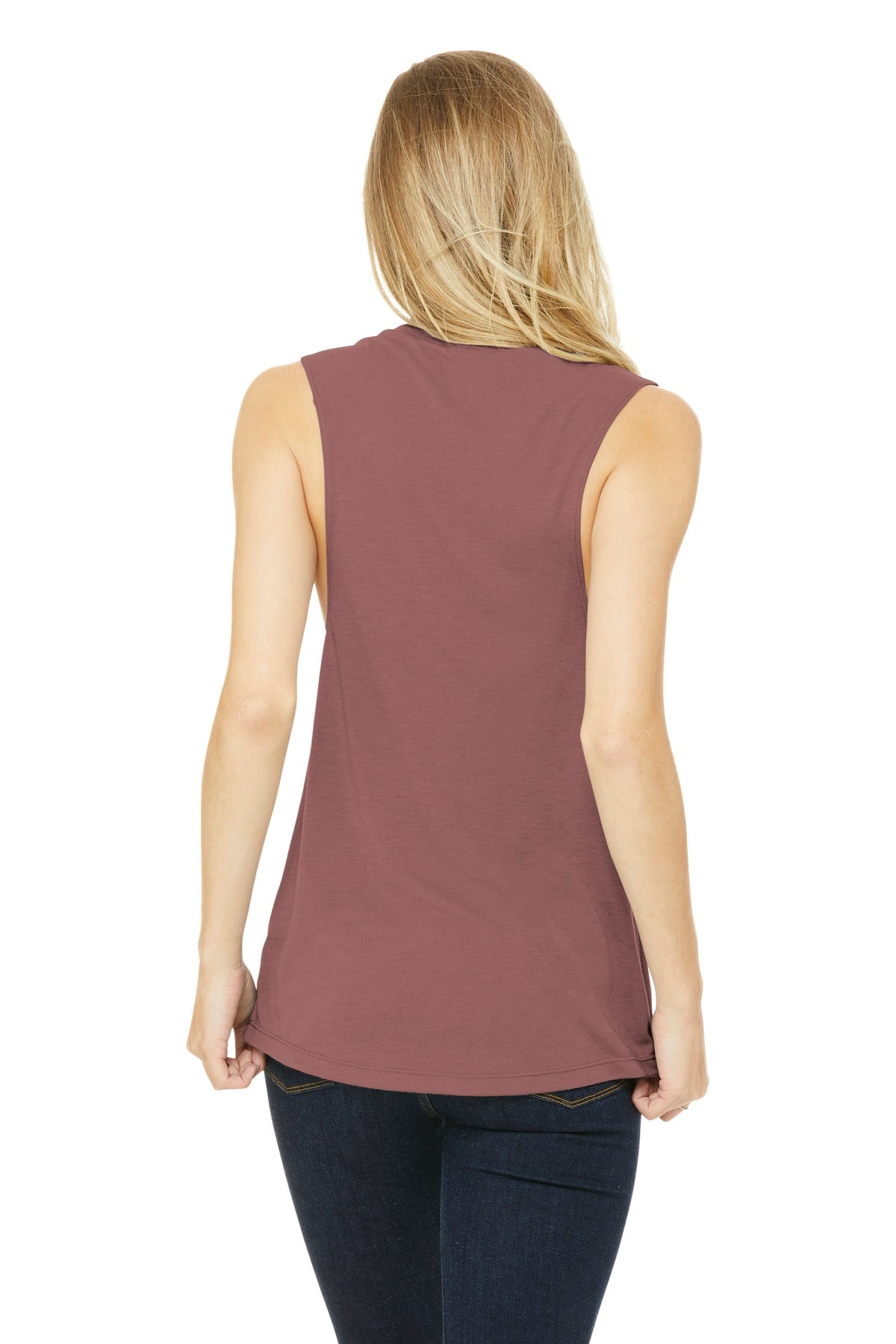 BELLA+CANVAS  Women's Flowy Scoop Muscle Tank. BC8803