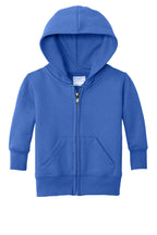 Port & Co Infant Core Fleece Full-Zip Hooded Sweatshirt. CAR78IZH