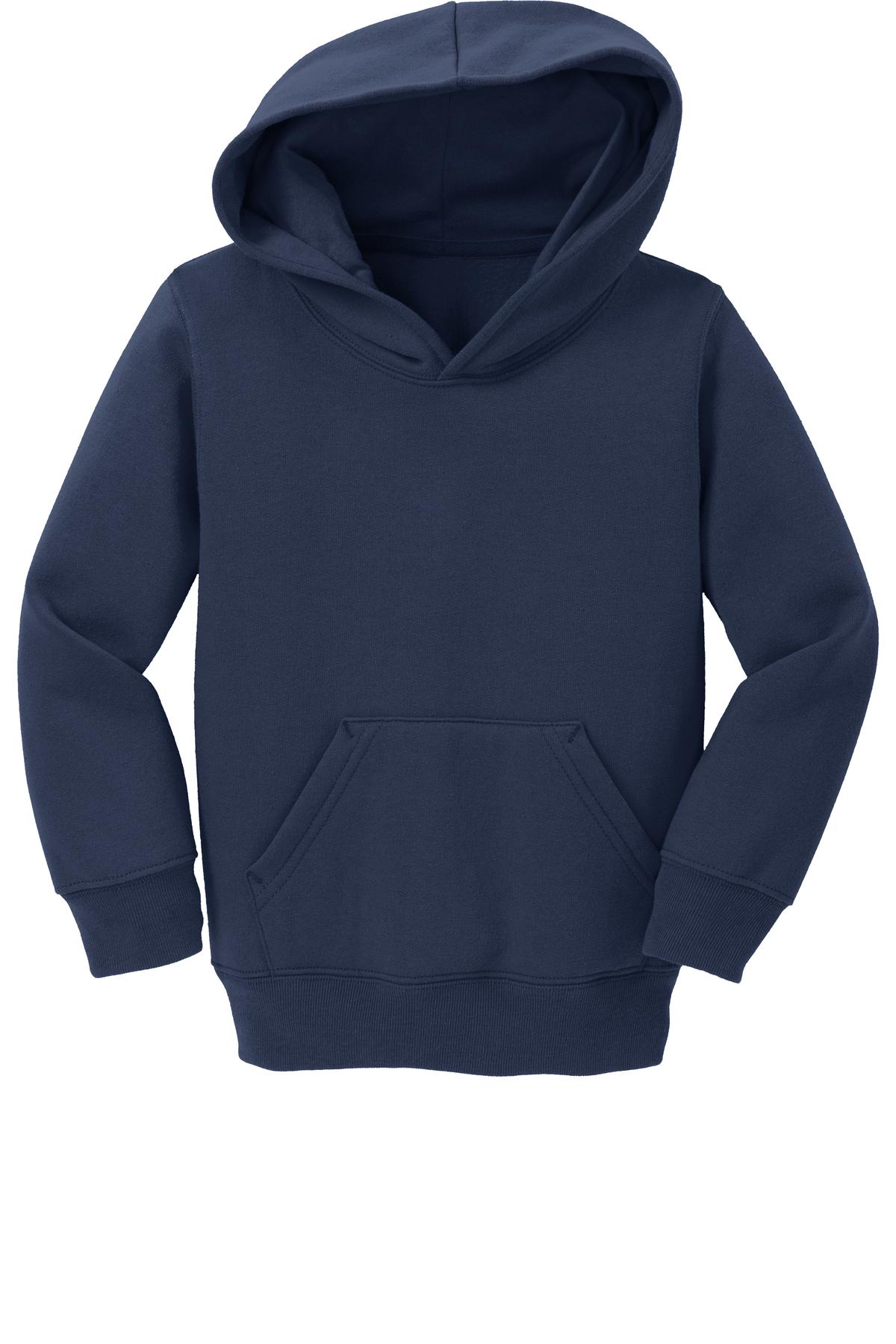 Port & Co Toddler Core Fleece Pullover Hooded Sweatshirt. CAR78TH